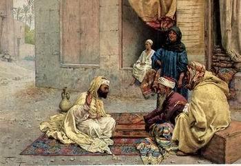 Arab or Arabic people and life. Orientalism oil paintings 17, unknow artist